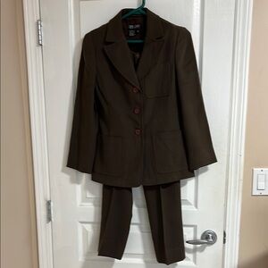 Brown Women's Pant Suit